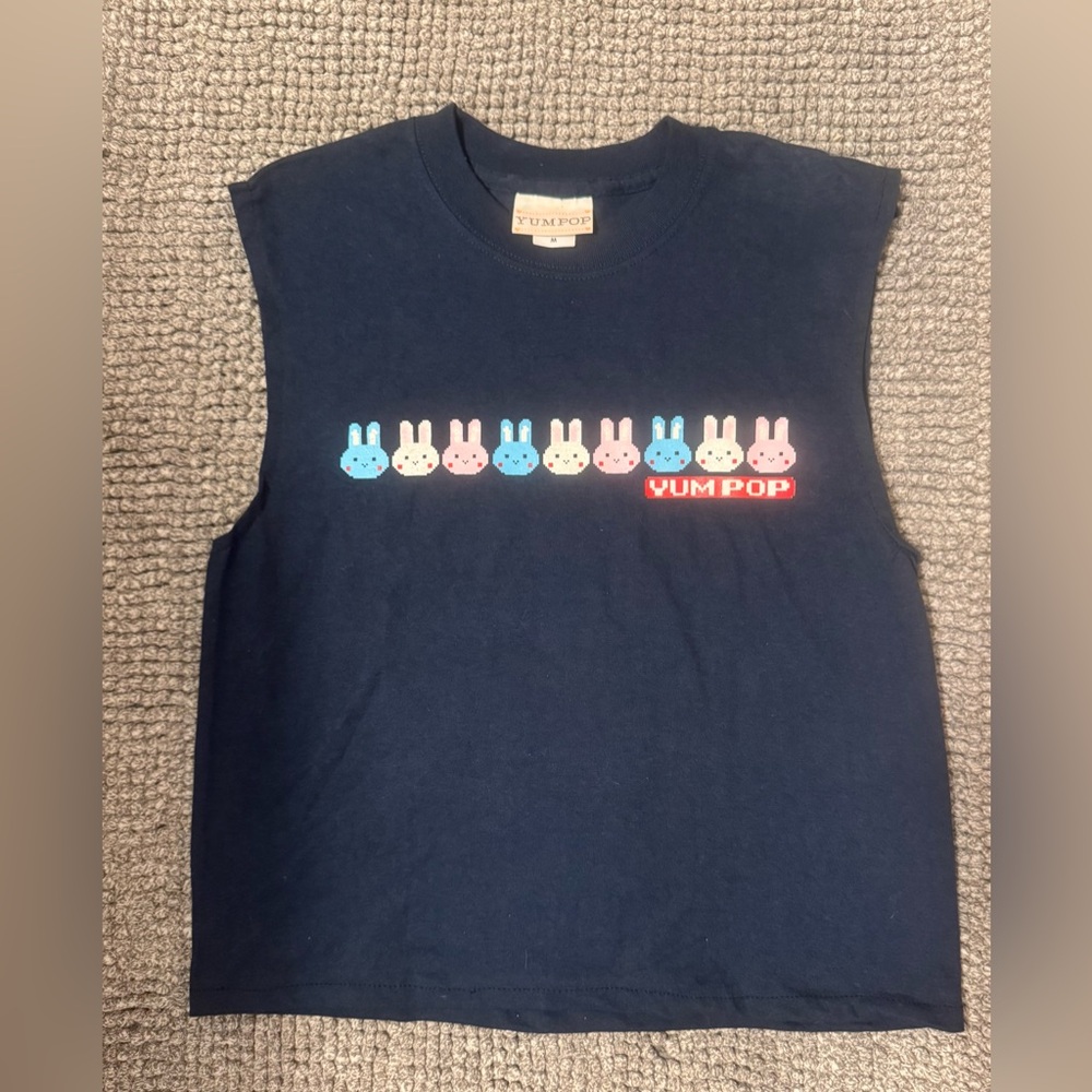 Yum Pop vintage 90s rave candy raver techno klub kid tank